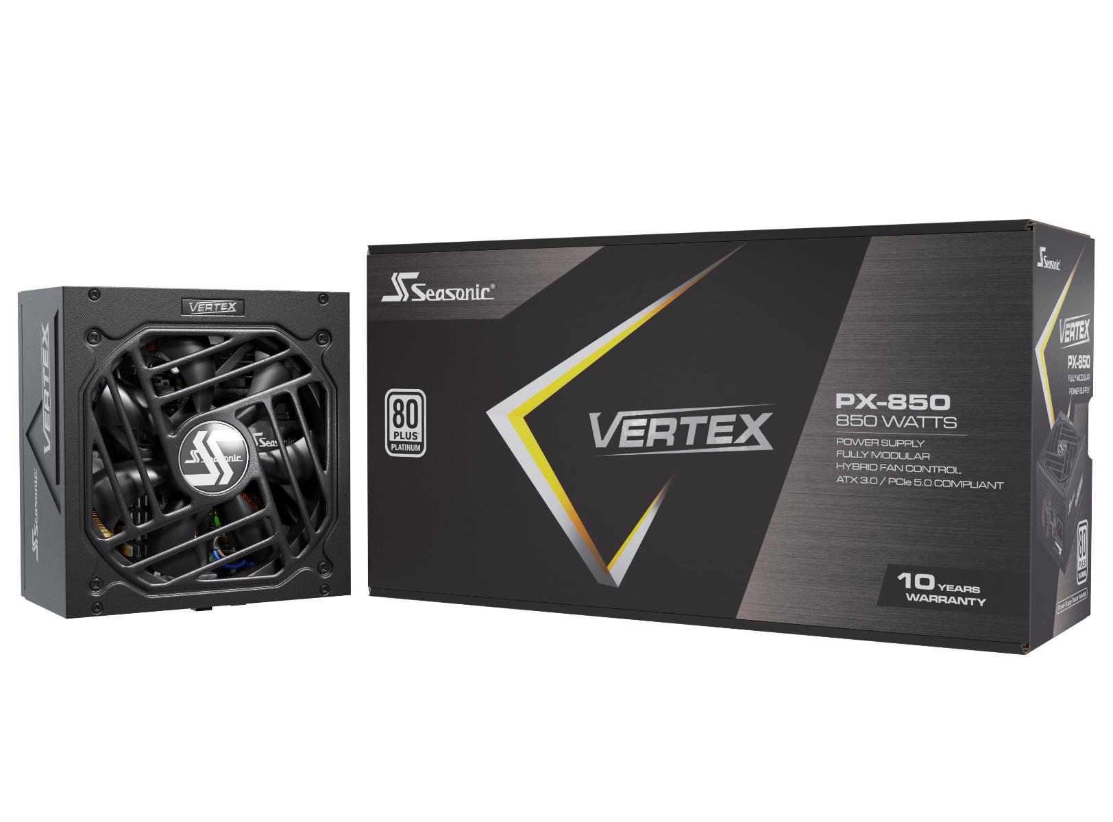 Power Supply SEASONIC VERTEX PX ATX 3.0 850 Watts Efficiency 80 PLUS PLATINIUM MTBF 100000 hours VERTEXPX-850 - Image 6