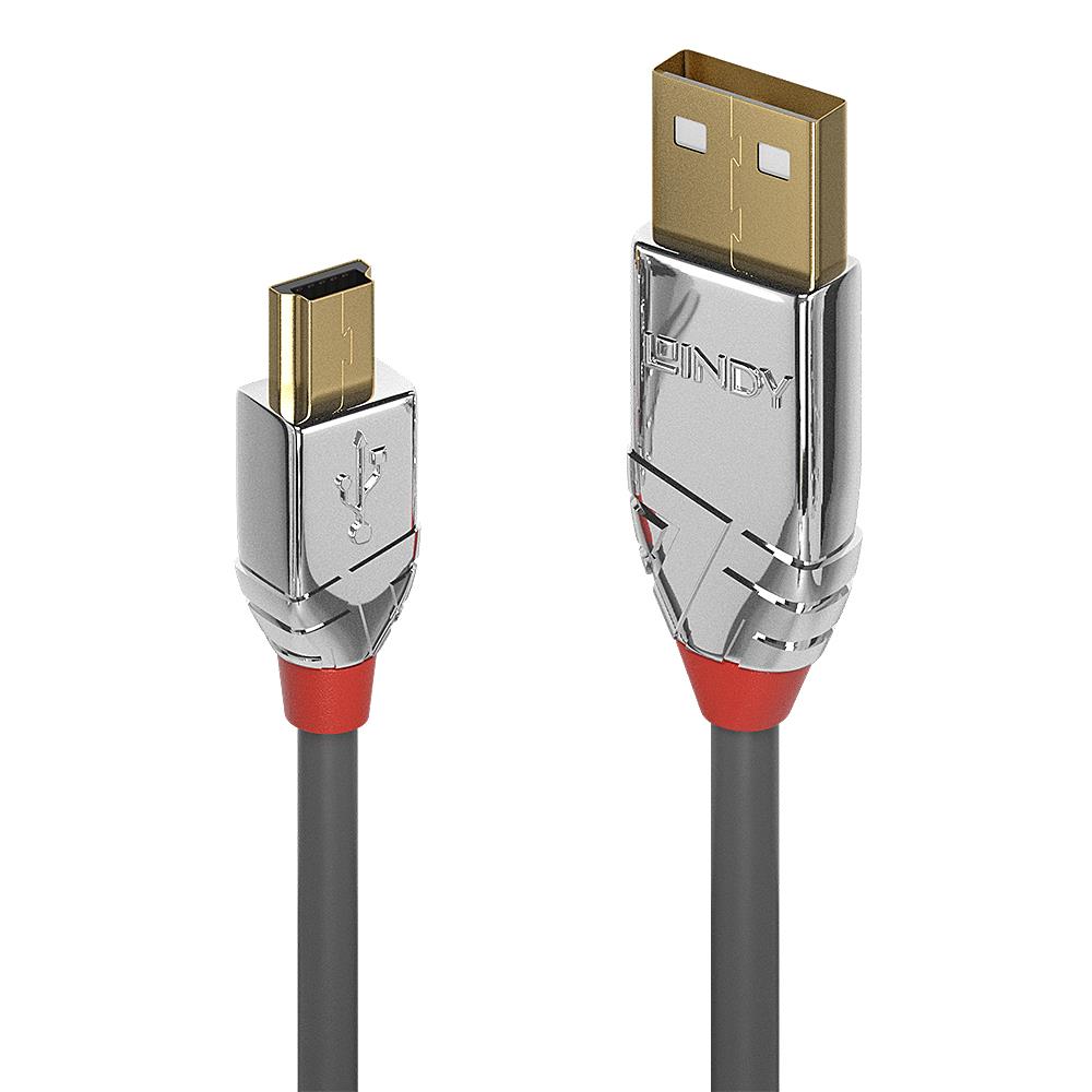 CABLE USB2 A TO MINI-B 1M/CROMO 36631 LINDY - Image 3