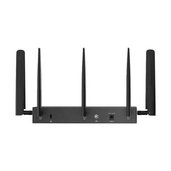Wireless Router TP-LINK Omada 4G+ Cat6 AX3000 Gigabit VPN Router Wi-Fi 6 (802.11ax) Data speed 2402 Mbit/s Ethernet WAN Yes SIM card slot Yes Ethernet LAN Yes 5xLAN ports ER706W-4G - Image 5
