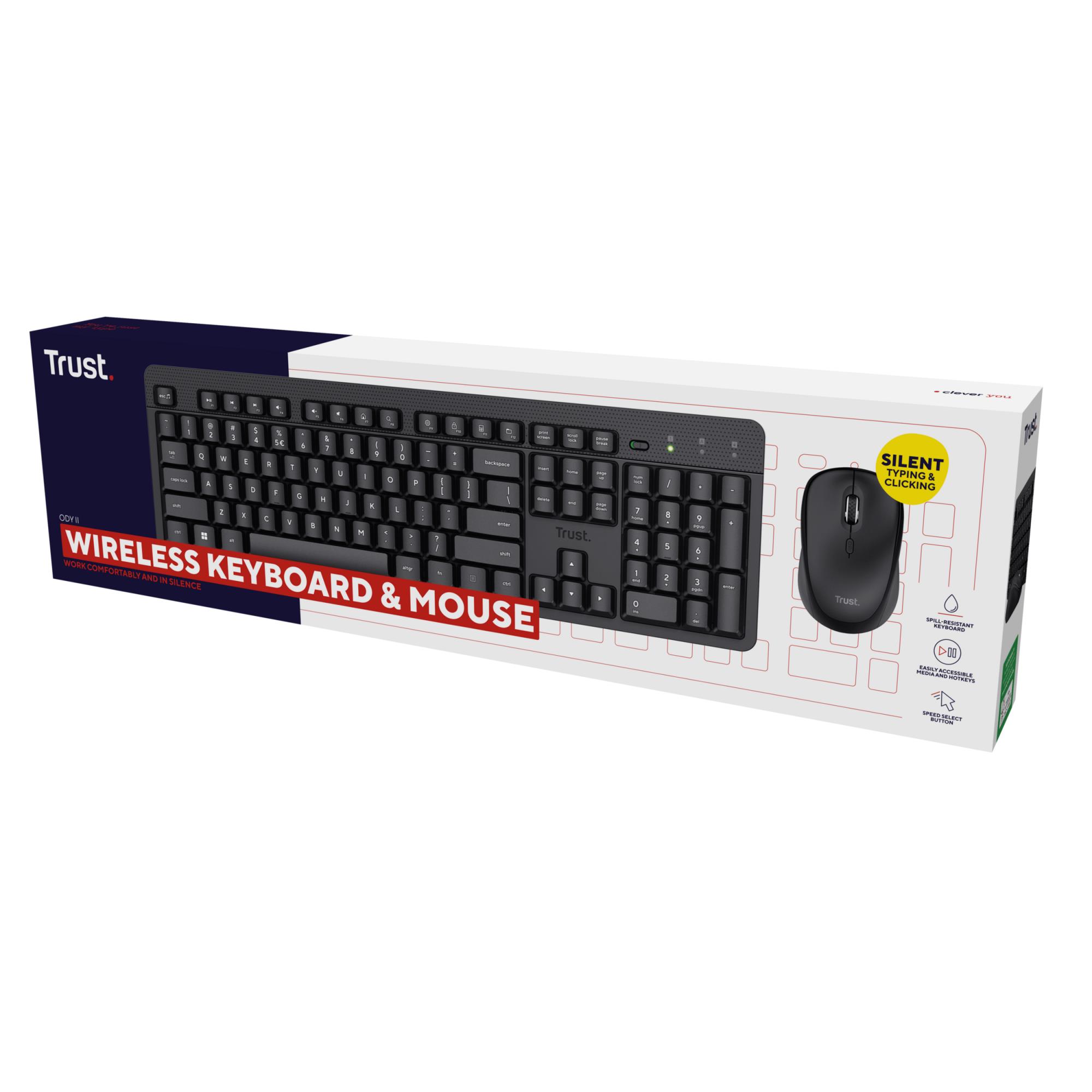 KEYBOARD +MOUSE ODYII WRL OPT./ENG 25018 TRUST - Image 13