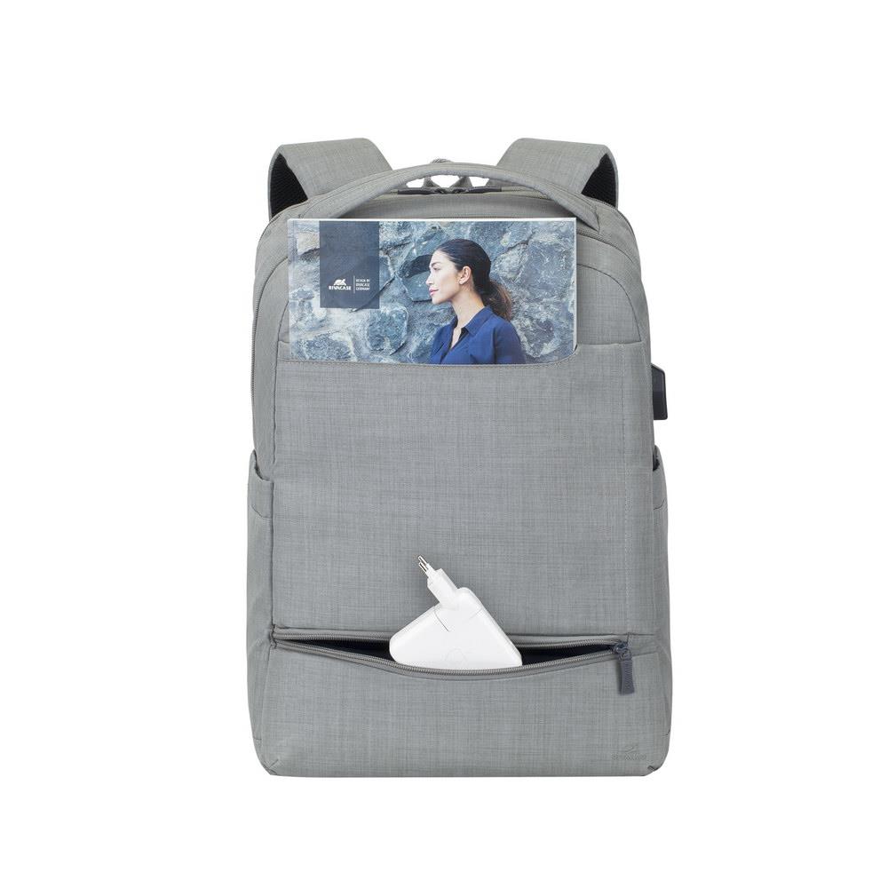 NB BACKPACK CARRY-ON 15.6"/8363 GREY RIVACASE - Image 6