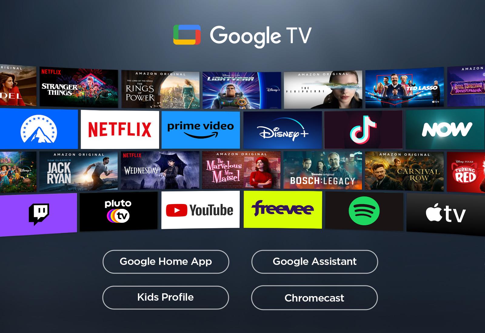 TV Set TCL 43" 4K/Smart QLED 3840x2160 Wireless LAN Bluetooth Google TV Black 43C655 - Image 11