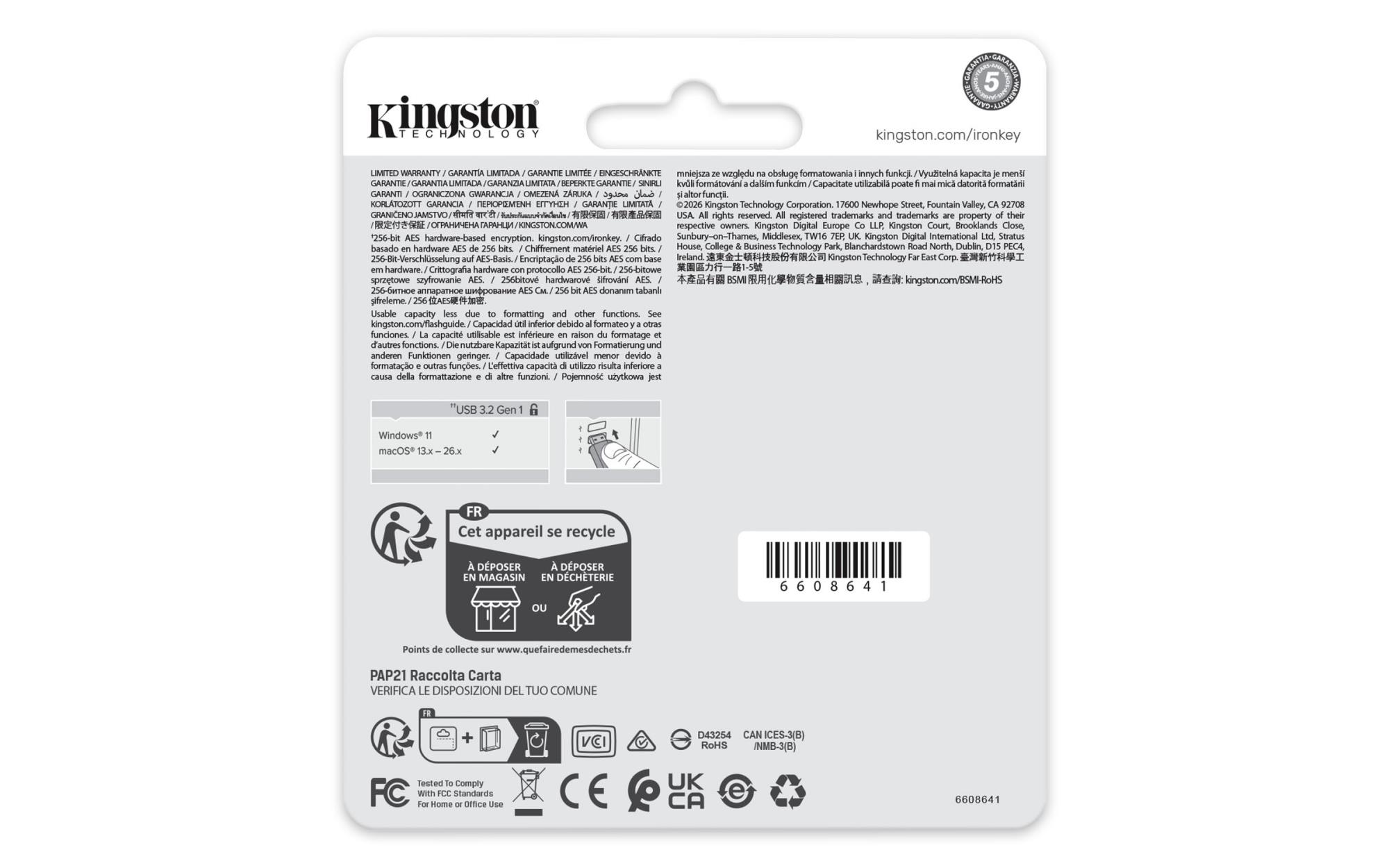 MEMORY DRIVE FLASH USB3.2/32GB IKLP50G2/32GB KINGSTON - Image 5