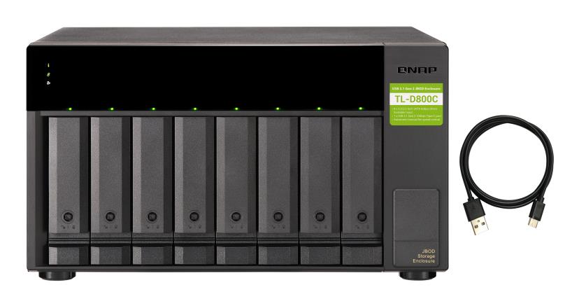 NAS STORAGE TOWER 8BAY/TL-D800C QNAP - Image 3
