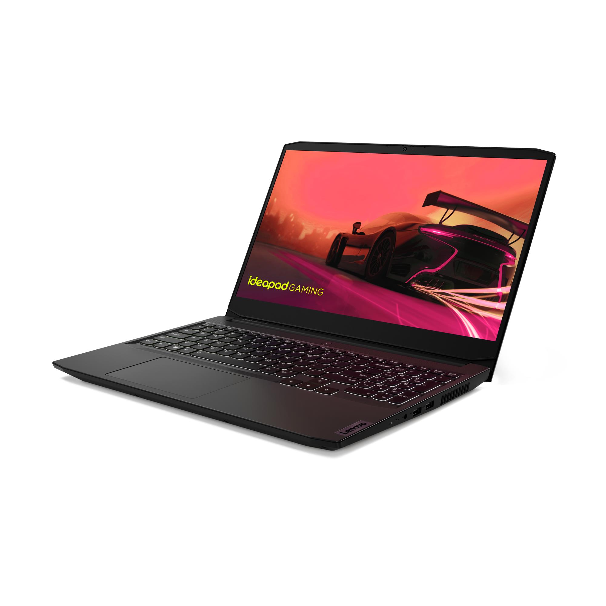 Notebook LENOVO IdeaPad Gaming 3 15ACH6 CPU Ryzen 5 5500H 3300 MHz 15.6" 1920x1080 RAM 8GB DDR4 3200 MHz SSD 512GB NVIDIA GeForce RTX 2050 4GB ENG Black 2.25 kg 82K2027BRM - Image 3