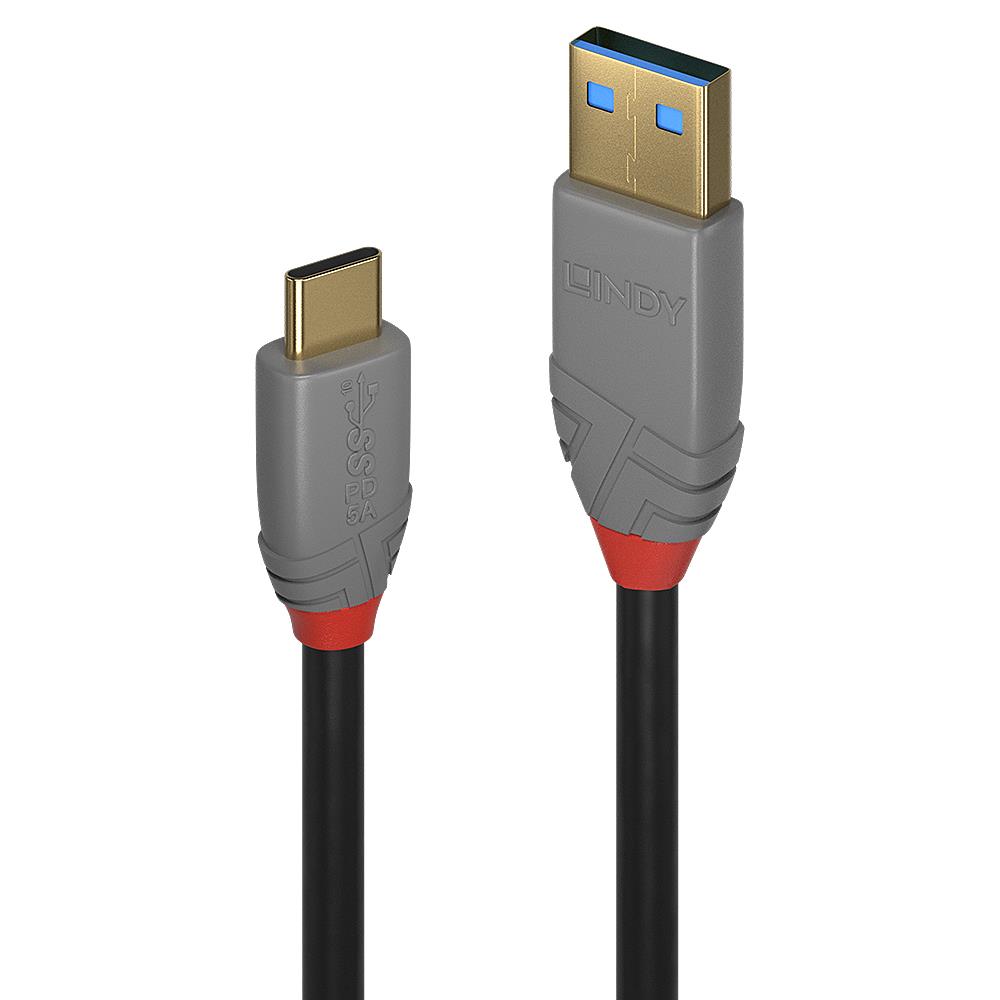 CABLE USB3.2 A-C 1M/ANTHRA 36911 LINDY - Image 2