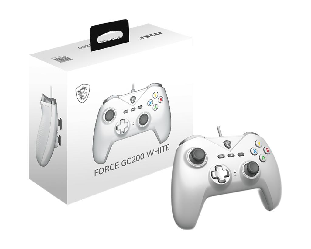 GAMEPAD WIRED FORCE WHITE/FORCE GC200 WHITE MSI - Image 7