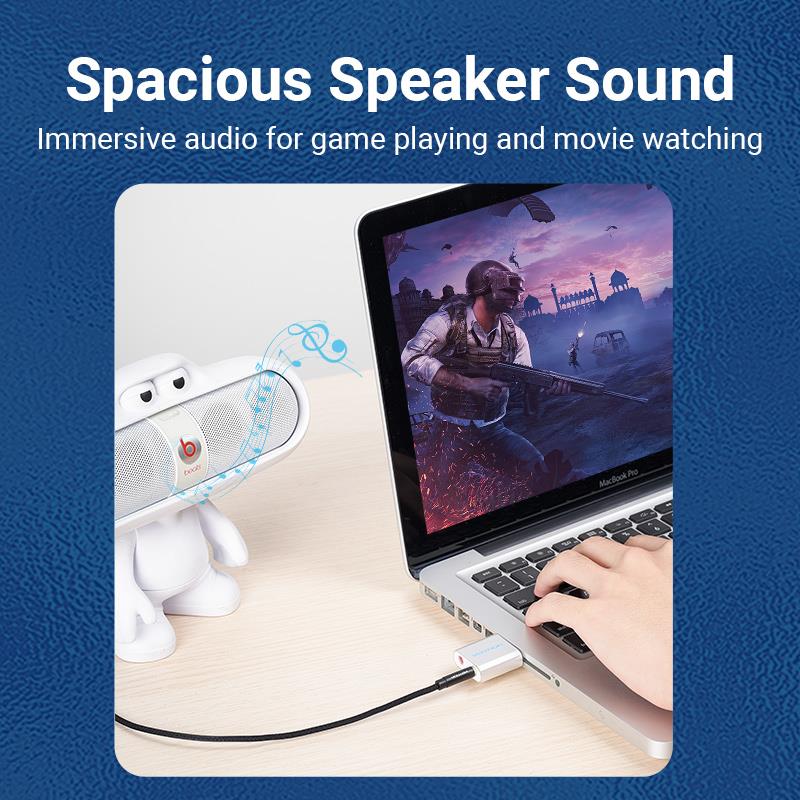 SOUND CARD USB 2-PORT/VAB-S13 VENTION - Image 7