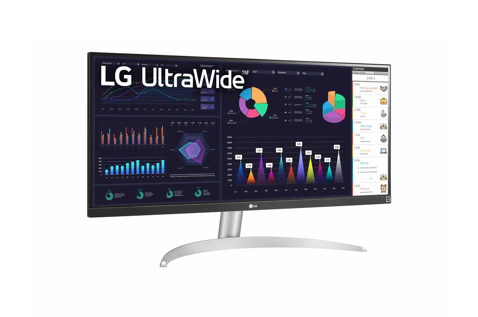 LCD Monitor LG 29WQ600-W 29" 21 : 9 Panel IPS 2560x1080 21:9 5 ms Speakers Tilt 29WQ600-W - Image 3