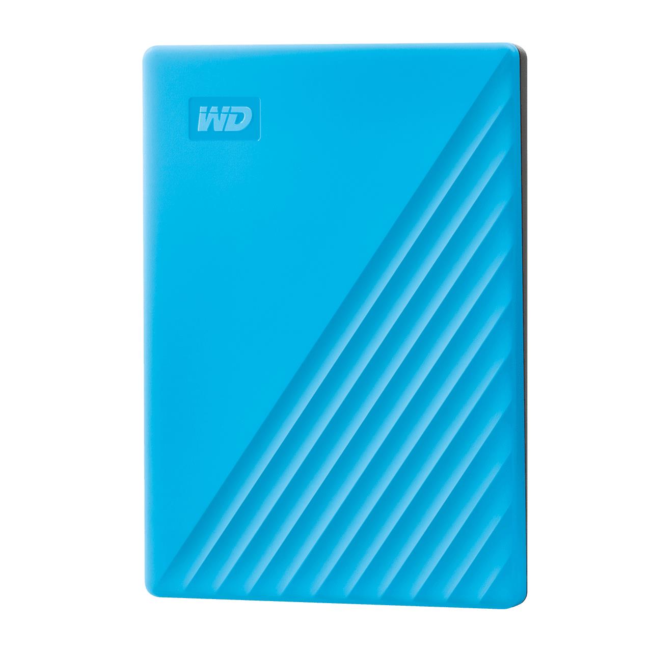 External HDD WESTERN DIGITAL My Passport 4TB USB 2.0 USB 3.0 USB 3.2 Colour Blue WDBPKJ0040BBL-WESN - Image 2