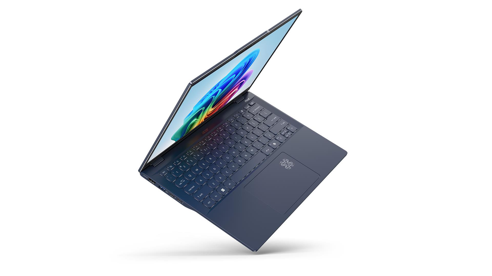 Notebook ACER Swift 14 AI CPU Intel Core Ultra 5 226V 14 " 1920x1200 pixels RAM 16 GB DDR5-SDRAM SSD 512 GB Discrete graphics Not available On-board graphics Yes Keyboard language English OS installed Windows 11 Home Colour Blue Weight 1.26 kg NX.J2HEL.001 - Image 8