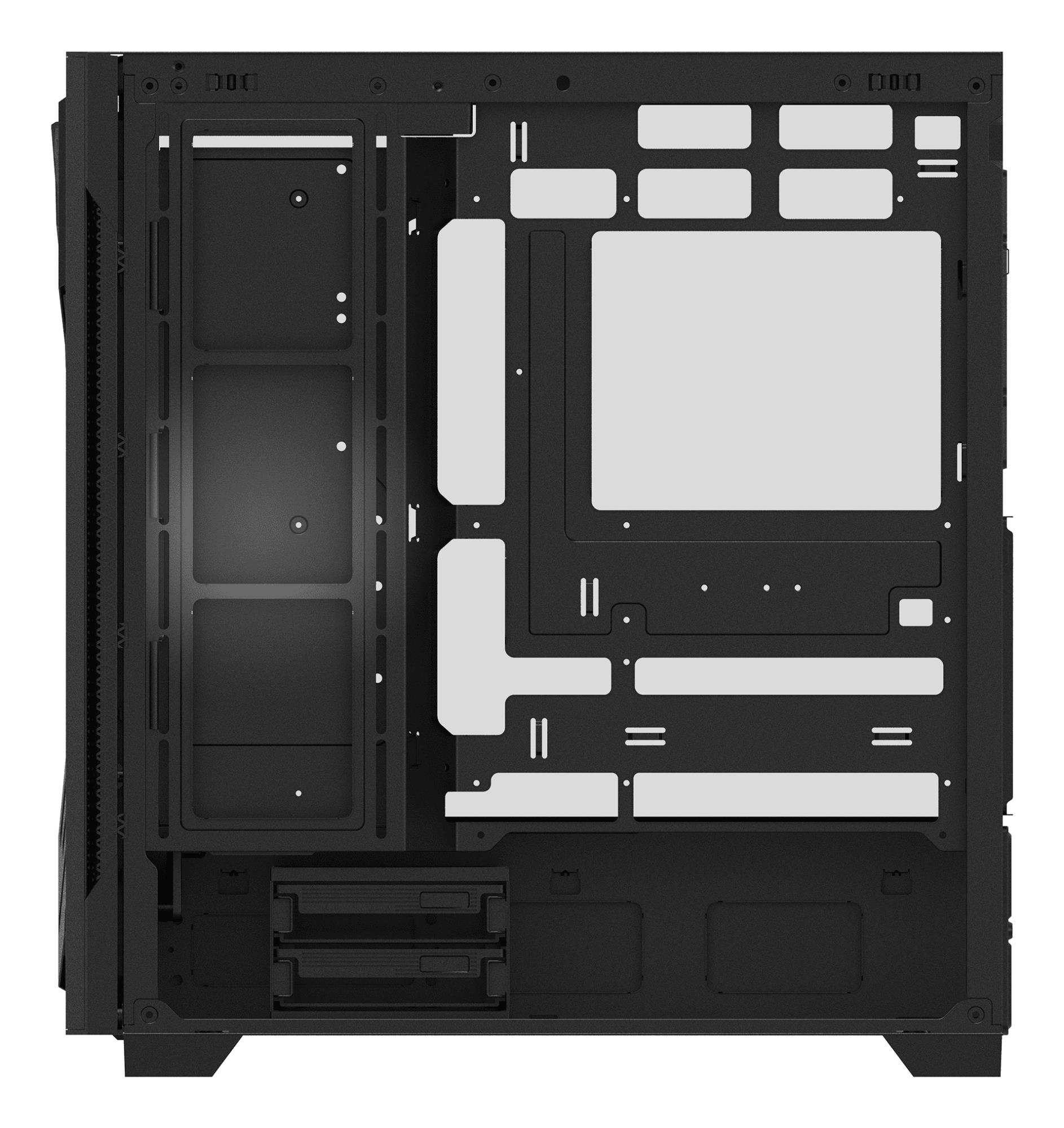 Case ADATA STARKER AIR BTF MidiTower ATX EATX MicroATX MiniITX Colour Black STARKERAIRBTFMTA-BKCWW - Image 19