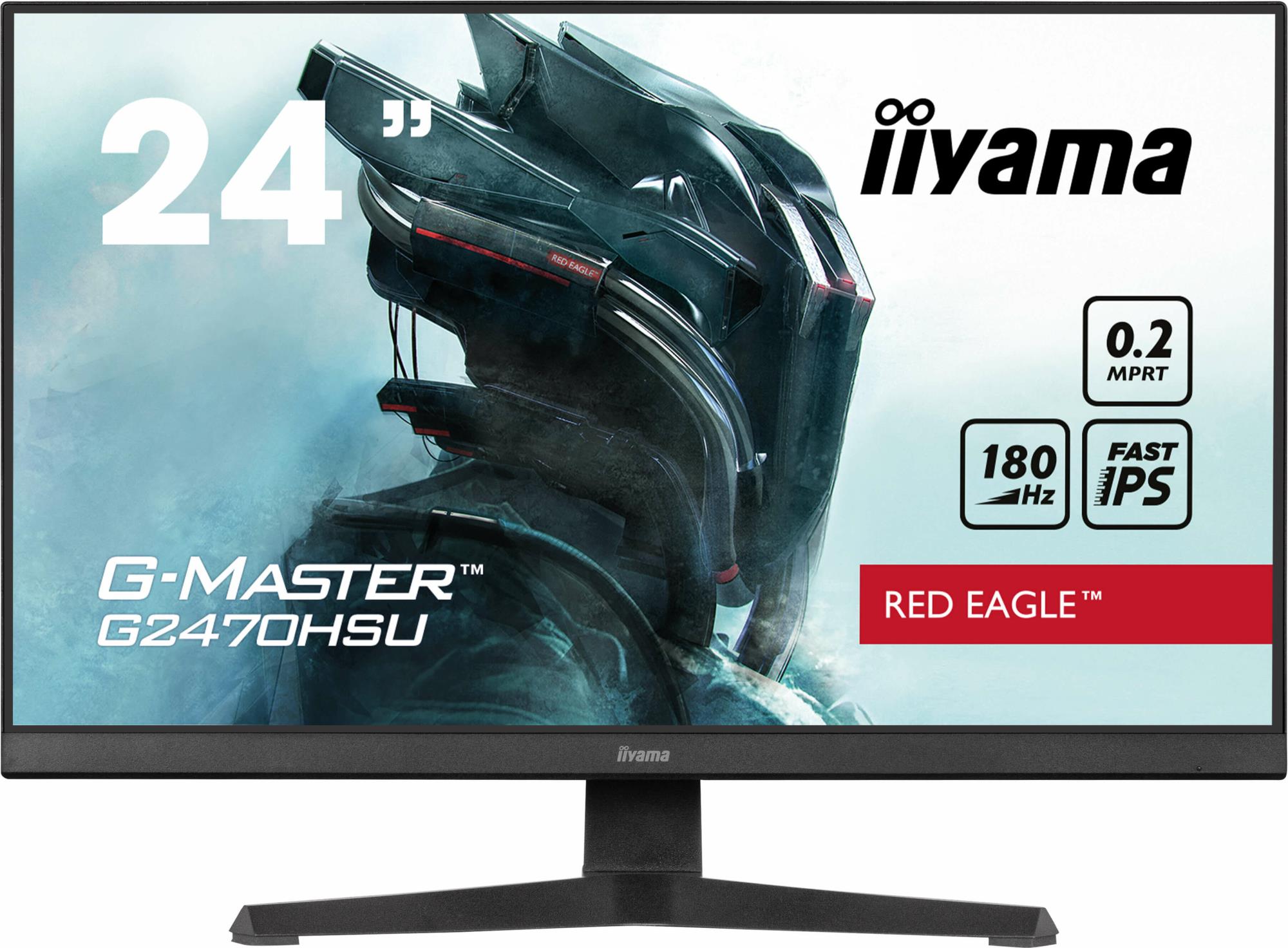 LCD Monitor IIYAMA G2470HSU-B6 24" Panel IPS 1920x1080 16:9 180Hz Matte 0.2 ms Speakers Colour Black G2470HSU-B6 - Image 4