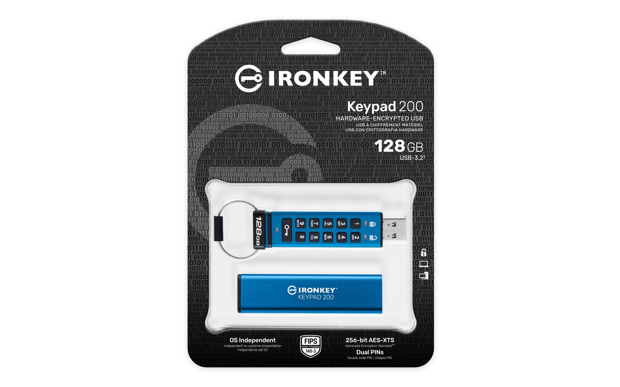 MEMORY DRIVE FLASH USB3.2/128GB IKKP200/128GB KINGSTON - Image 6
