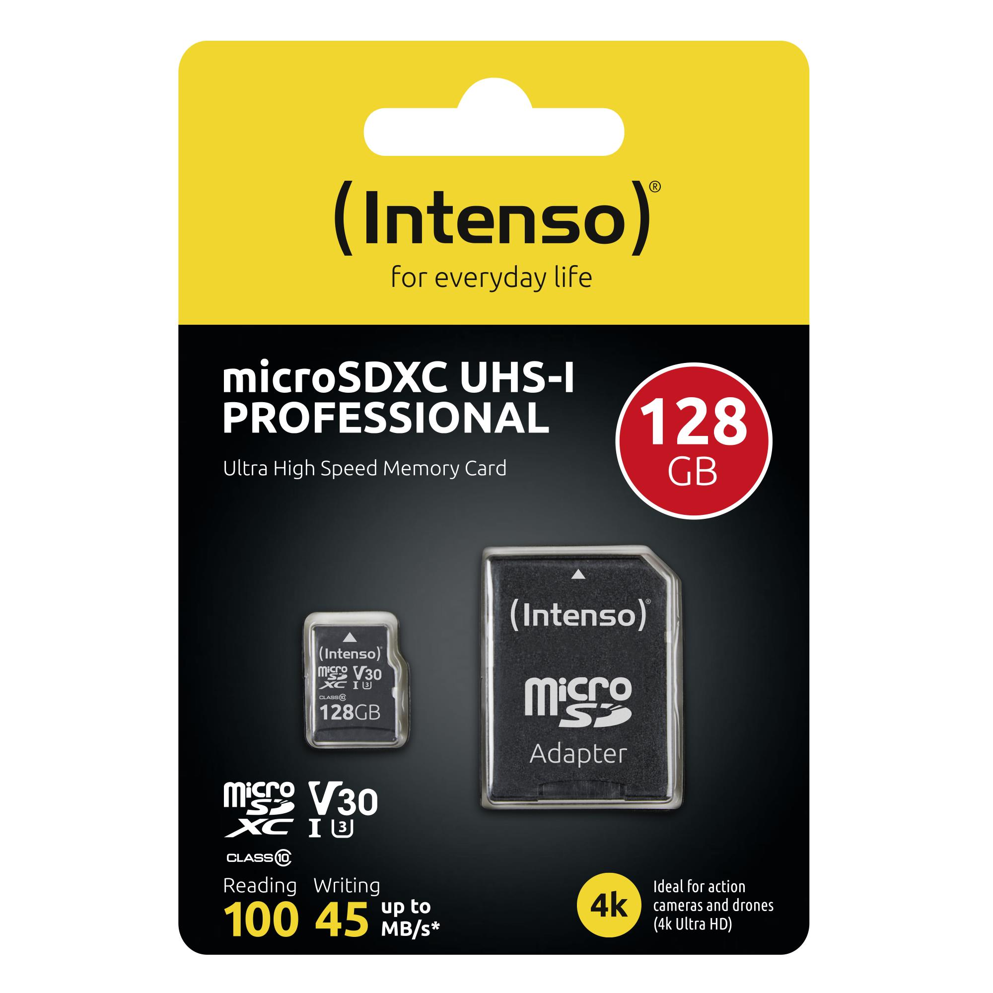 MEMORY MICRO SDXC 128GB C10/W/ADAPTER 3433491 INTENSO - Image 4