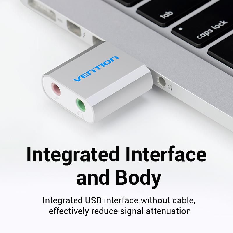 SOUND CARD USB 2-PORT/VAB-S13 VENTION - Image 9