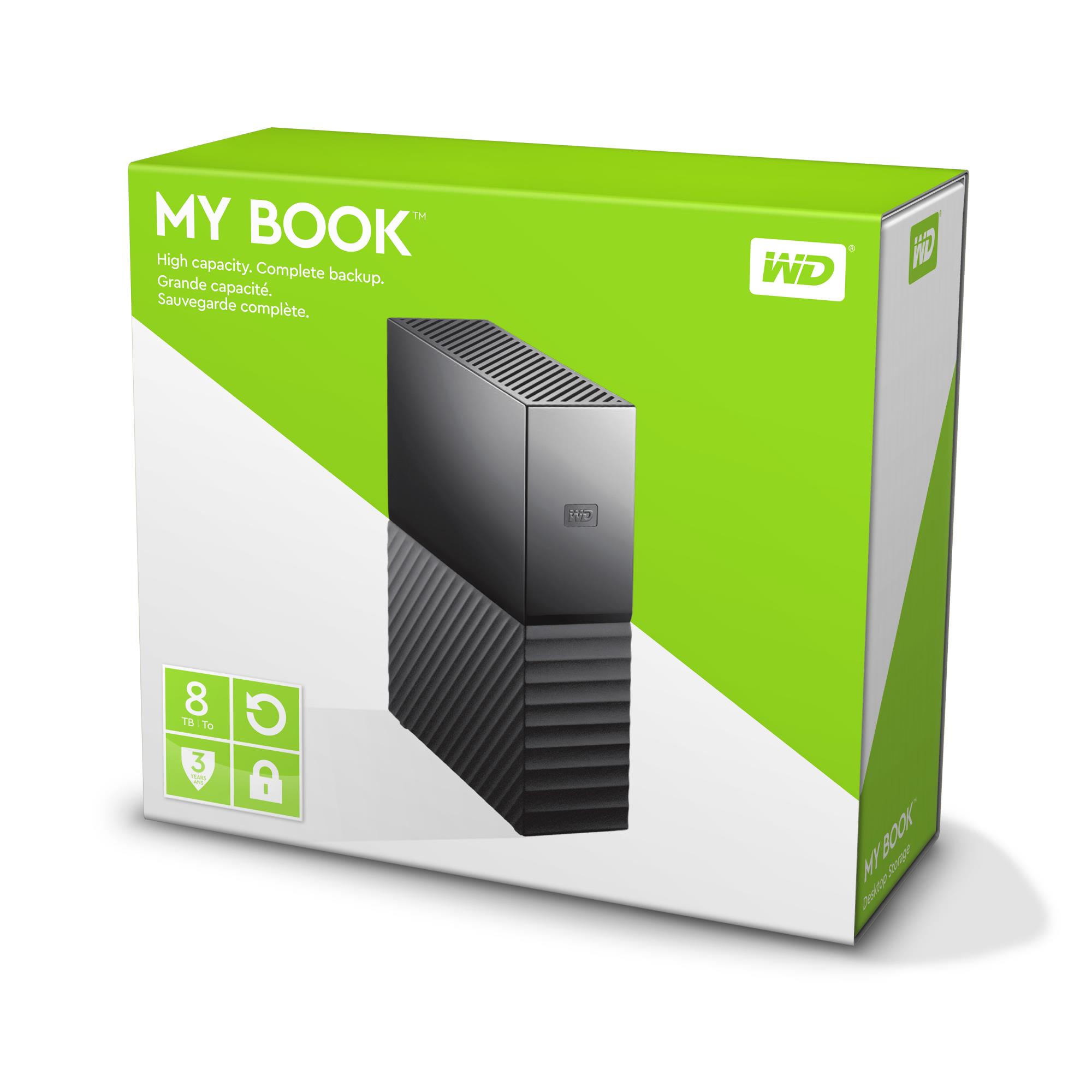 External HDD WESTERN DIGITAL My Book 8TB USB 3.0 Drives 1 Black WDBBGB0080HBK-EESN - Image 23