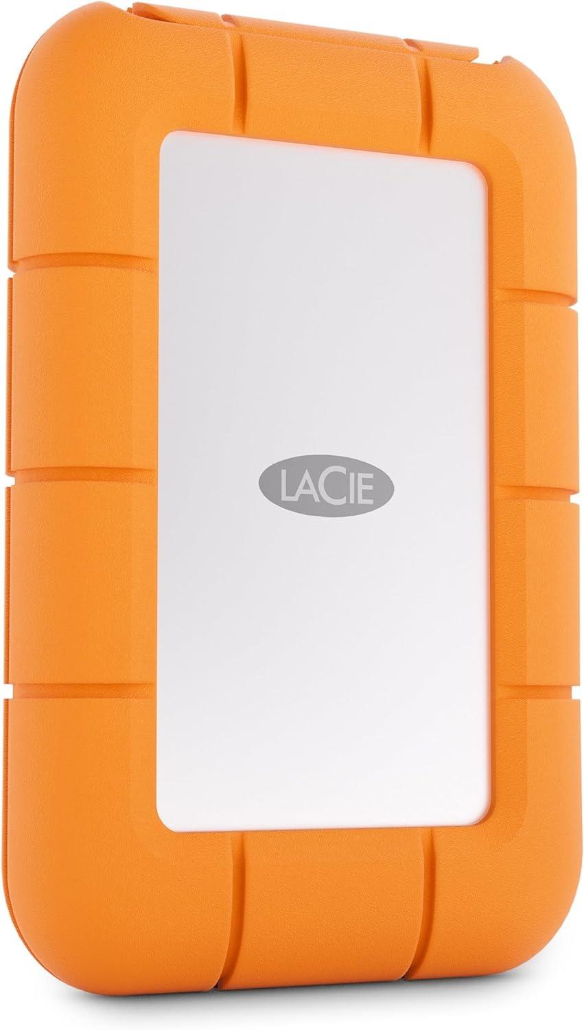 External SSD LACIE 1TB USB-C Write speed 2000 MBytes/sec Read speed 2000 MBytes/sec STMF1000400 - Image 2