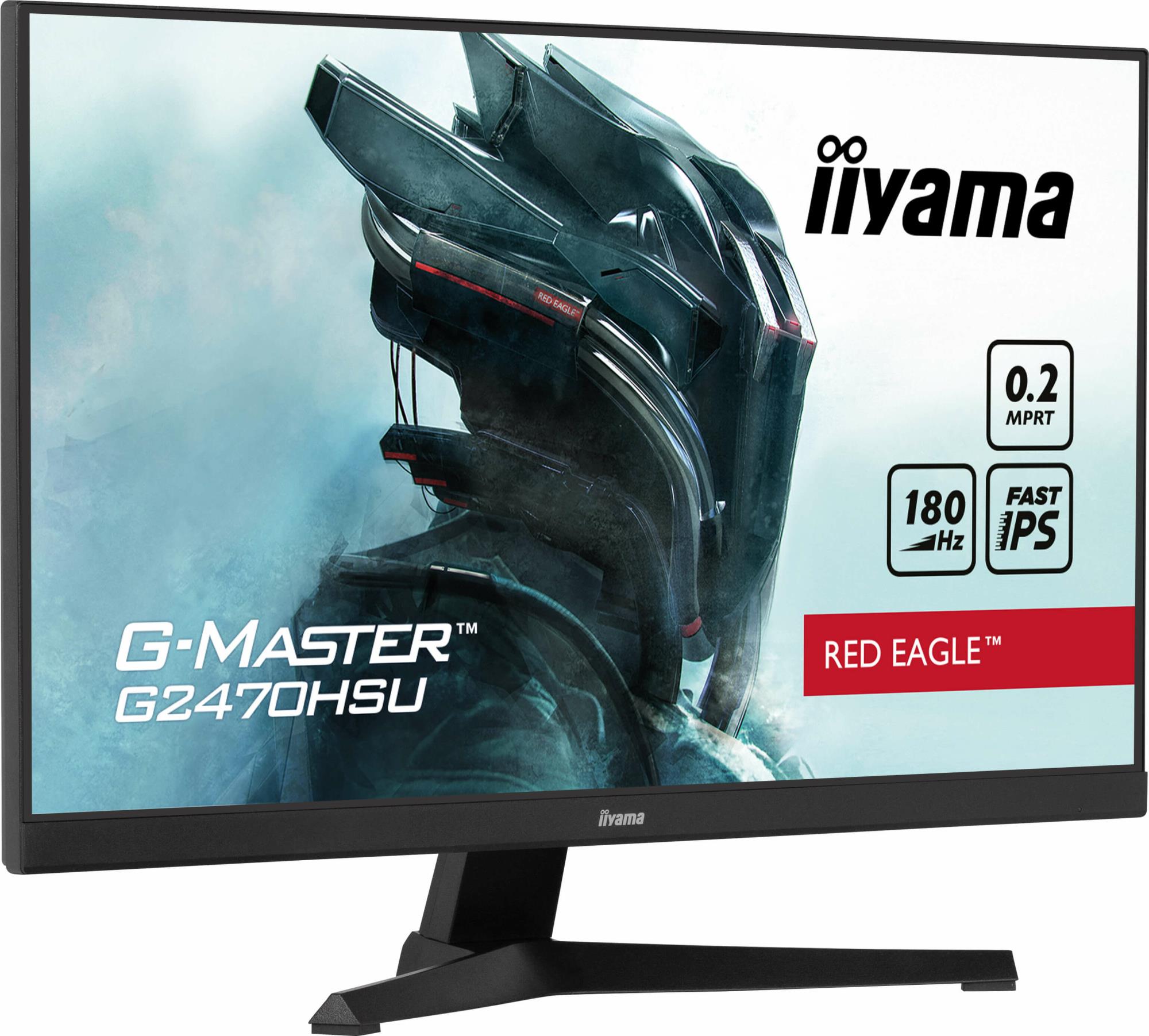 LCD Monitor IIYAMA G2470HSU-B6 24" Panel IPS 1920x1080 16:9 180Hz Matte 0.2 ms Speakers Colour Black G2470HSU-B6 - Image 5