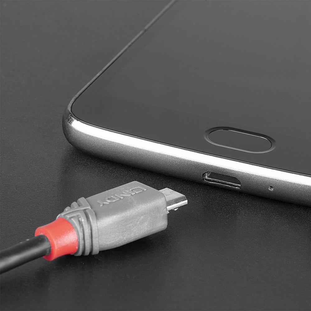 CABLE USB2 A TO MICRO-B 3M/ANTHRA 36893 LINDY - Image 6