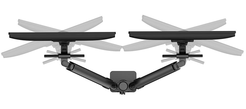 MONITOR ACC DESK MOUNT 24-34''/DUAL DS65S-950BL2 NEOMOUNTS - Image 11