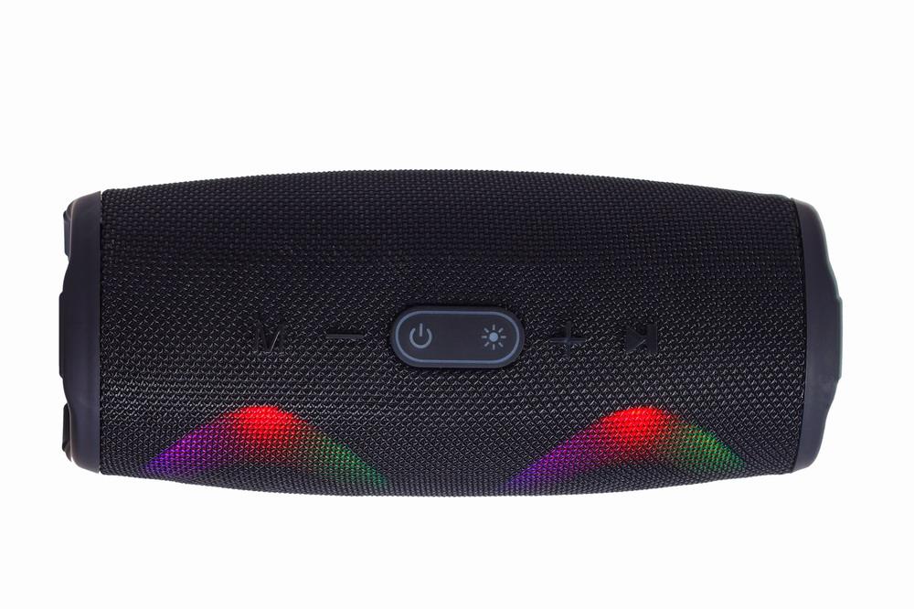 Portable Speaker GEMBIRD Black Portable/Wireless 1xAudio-In 1xUSB 2.0 1xMicroSD Card Slot Bluetooth SPK-BT-LED-02 - Image 7