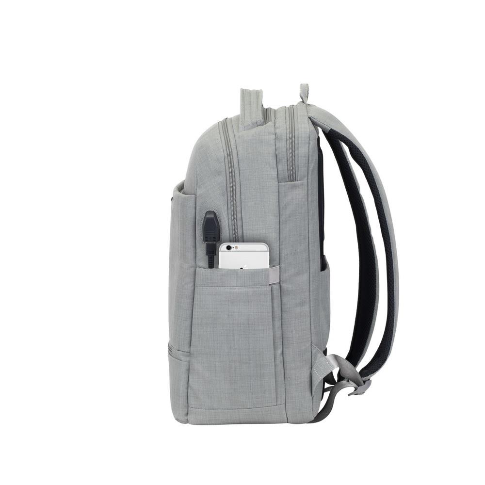 NB BACKPACK CARRY-ON 15.6"/8363 GREY RIVACASE - Image 18