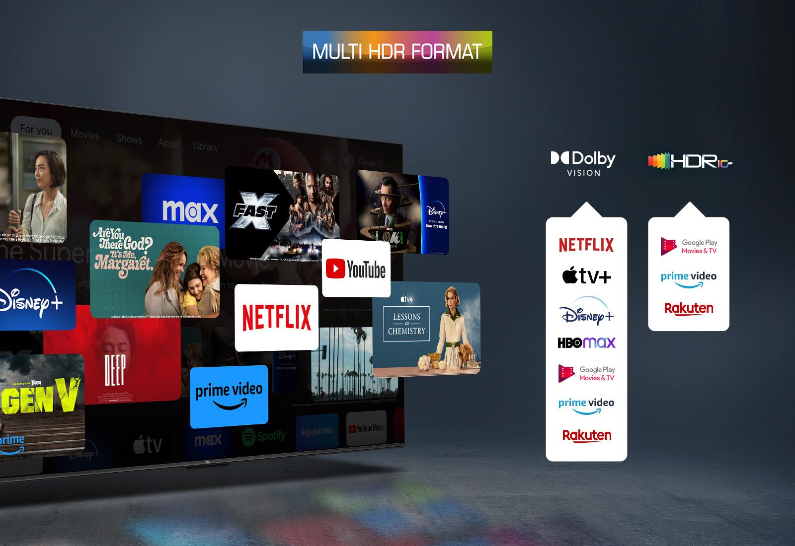TV Set TCL 43" 4K/Smart QLED 3840x2160 Wireless LAN Bluetooth Google TV Black 43C655 - Image 10