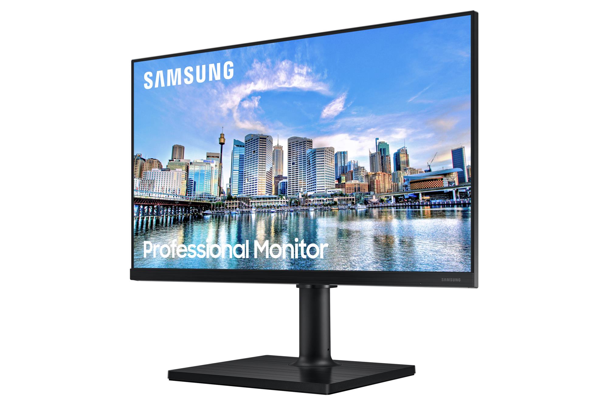 LCD Monitor SAMSUNG 24" Business Panel IPS 1920x1080 16:9 75Hz 5 ms Swivel Pivot Height adjustable Tilt Colour Black LF24T450FQRXXE - Image 2
