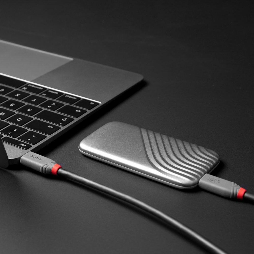 CABLE USB4 240W TYPE C 2M/40GBPS ANTHRA LINE 36958 LINDY - Image 8