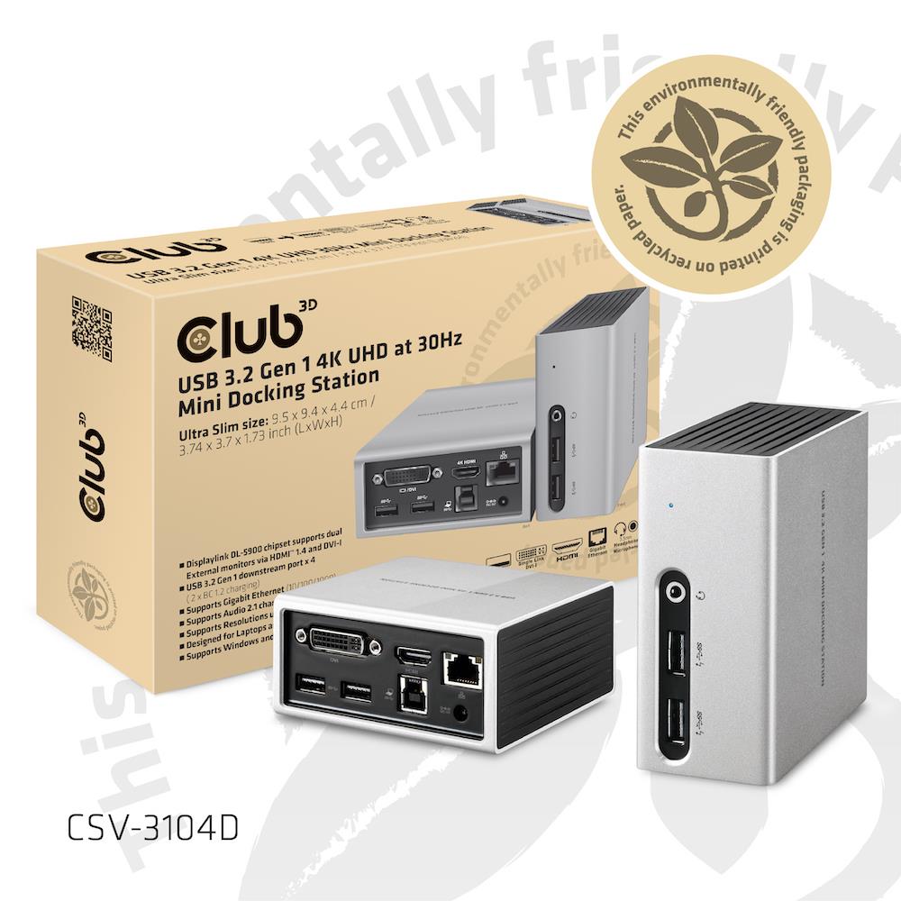 NB ACC DOCKING STATION/USB CSV-3104D CLUB3D - Image 10