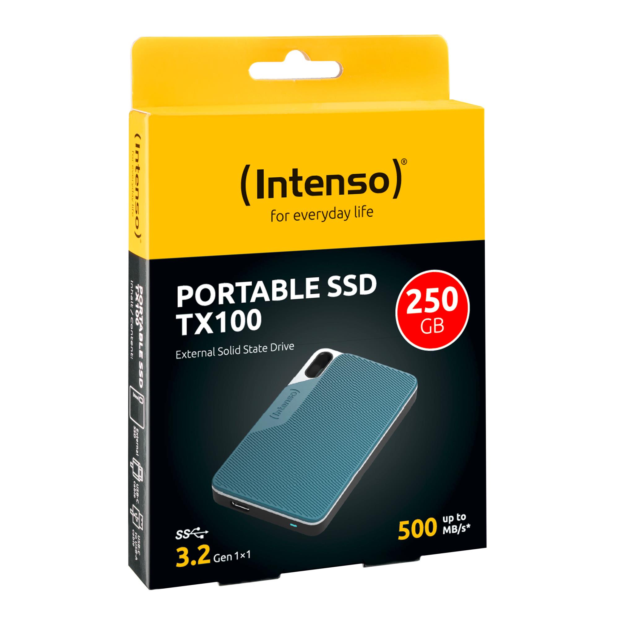External SSD INTENSO TX100 250GB USB-C 3826440 - Image 4