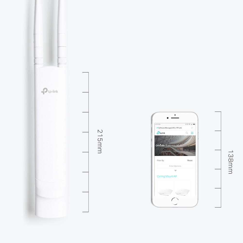 Access Point TP-LINK 300 Mbit/s 1xLAN ports 2xAntennas quantity EAP110-OUTDOOR - Image 9