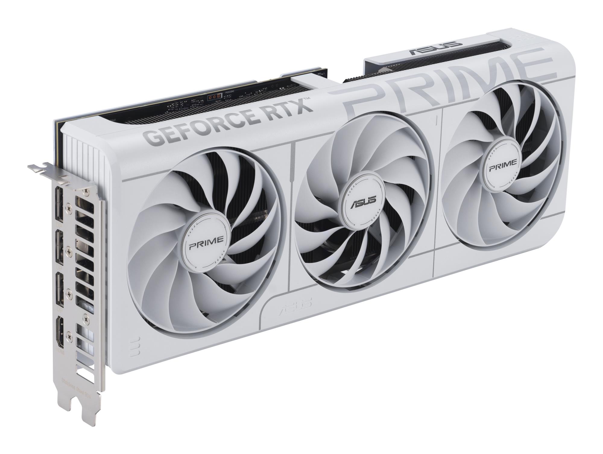 Graphics Card ASUS NVIDIA GeForce RTX 5070 12 GB GDDR7 192 bit Triple slot Fansink 1xHDMI 3xDisplayPort PRIME-RTX5070-O12G-WHITE - Image 3