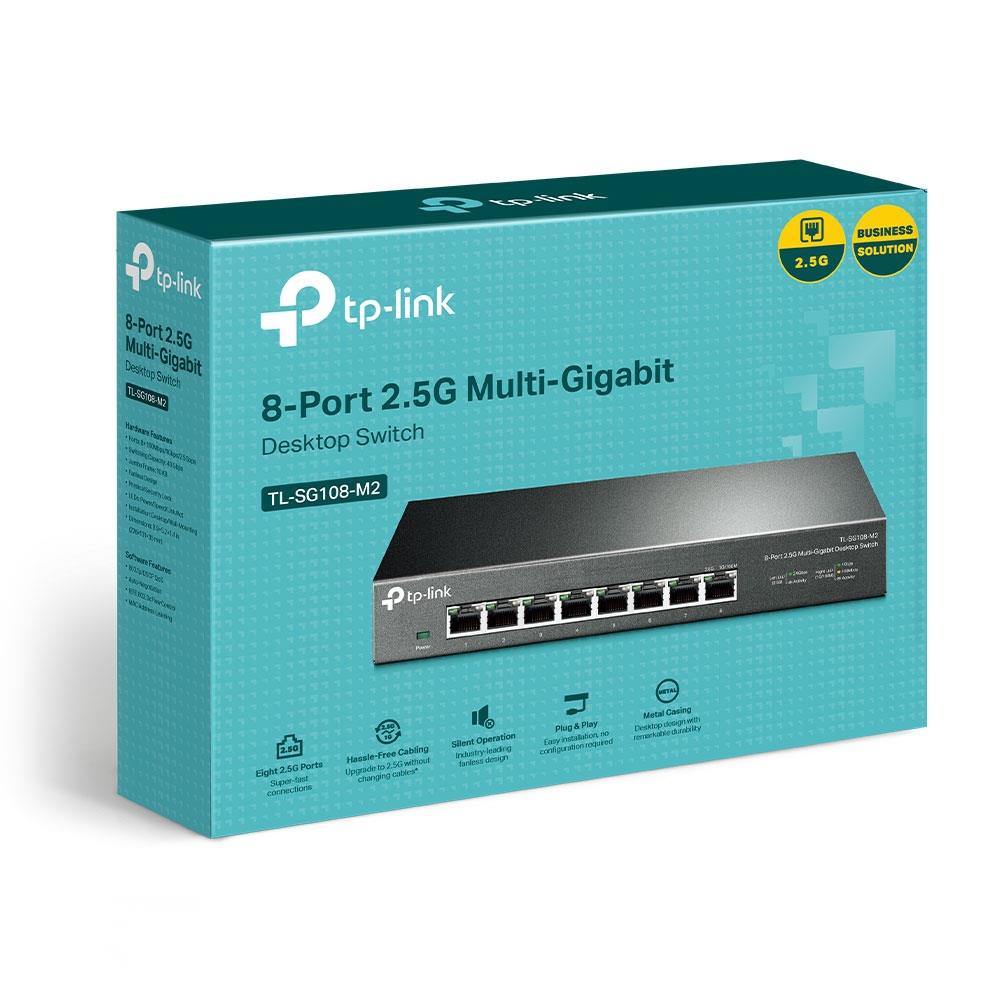 Switch TP-LINK TL-SG108-M2 Desktop/pedestal TL-SG108-M2 - Image 13
