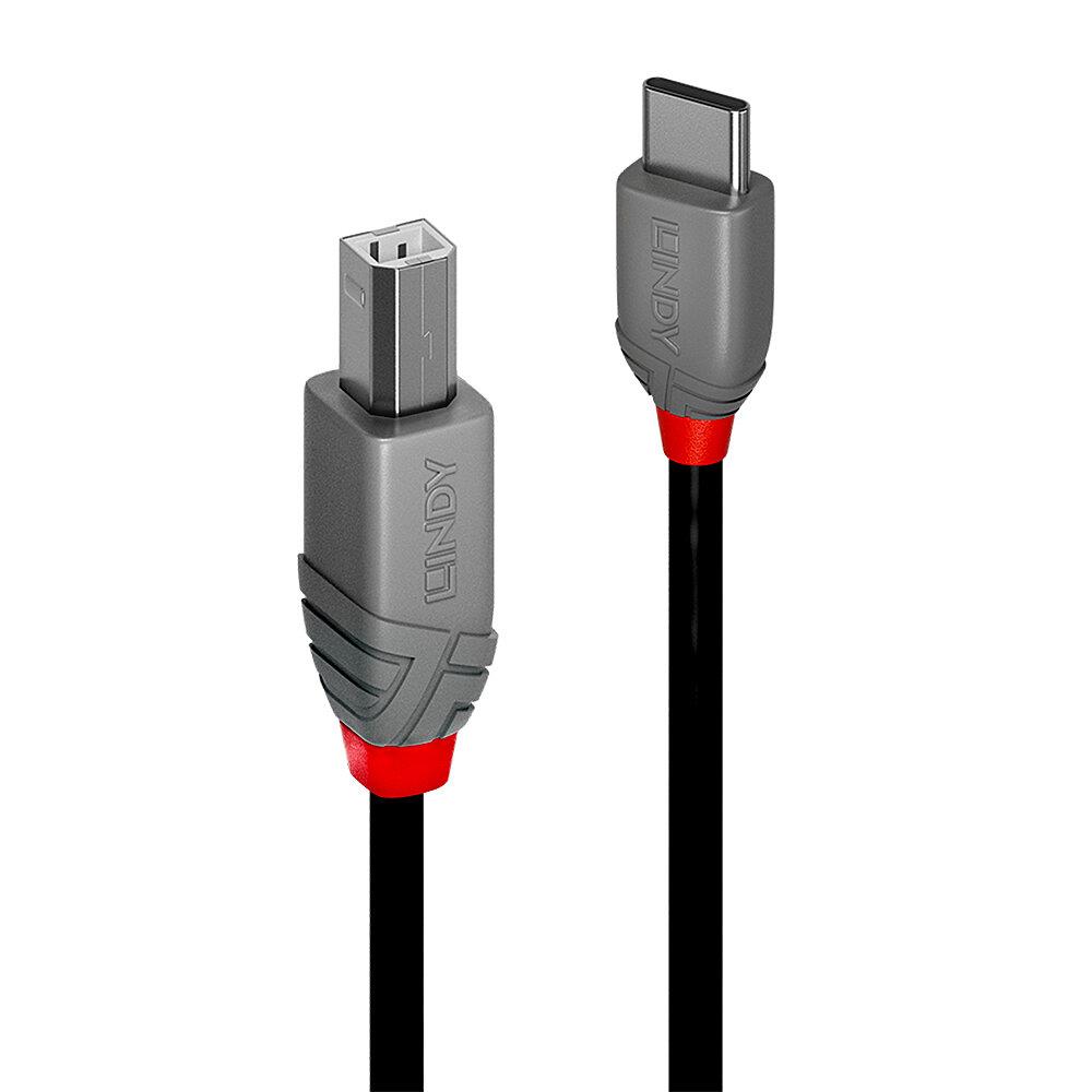 CABLE USB2 C-B 1M/ANTHRA 36941 LINDY - Image 4
