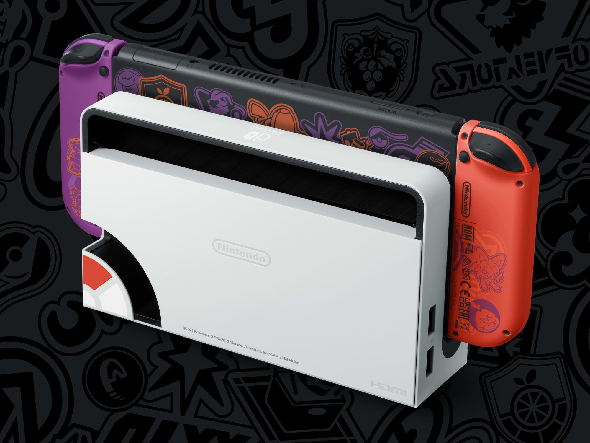 CONSOLE SWITCH OLED SCARLET/VIOLET 10009862 NINTENDO - Image 9