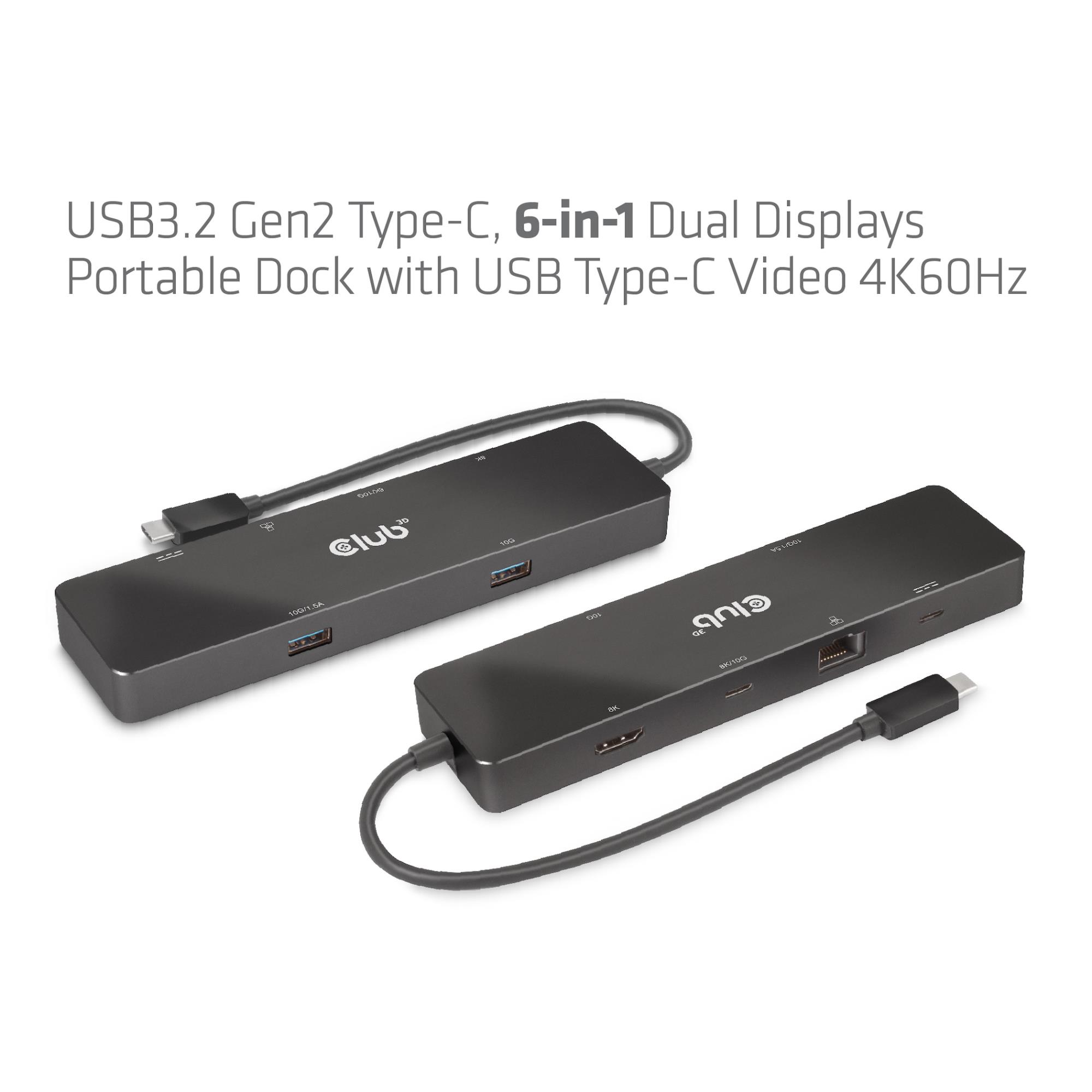 NB ACC DOCKING STATION 6IN1/USB-C 100W CSV-1584 CLUB3D - Image 15