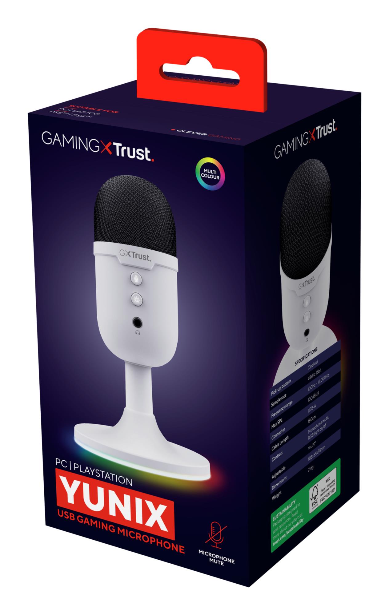 MICROPHONE GXT234W YUNIX USB/WHITE 25374 TRUST - Image 12