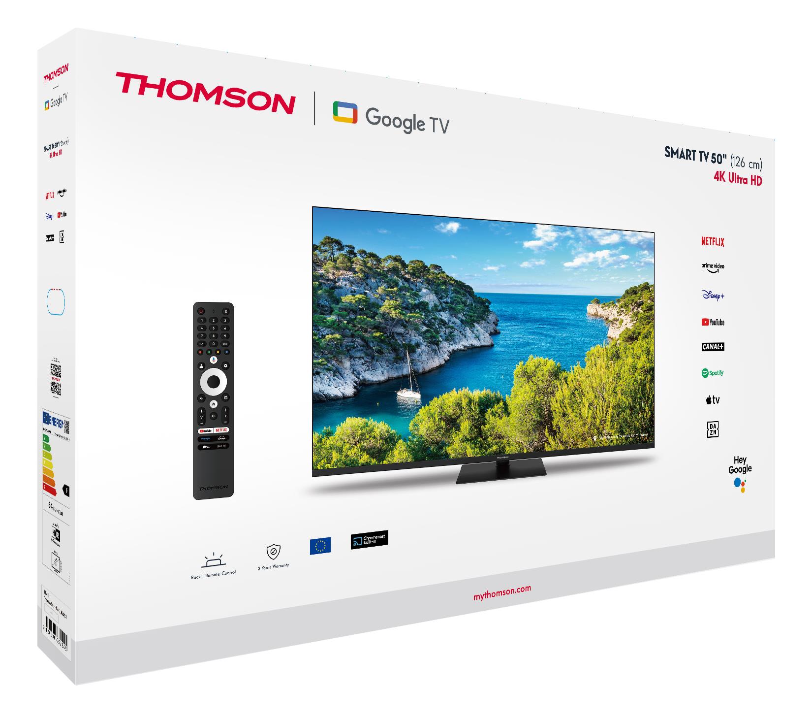 TV Set THOMSON 43 " 4K Ultra HD 3840 x 2160 pixels Flat 16:9 LCD 43UG5C14 - Image 9