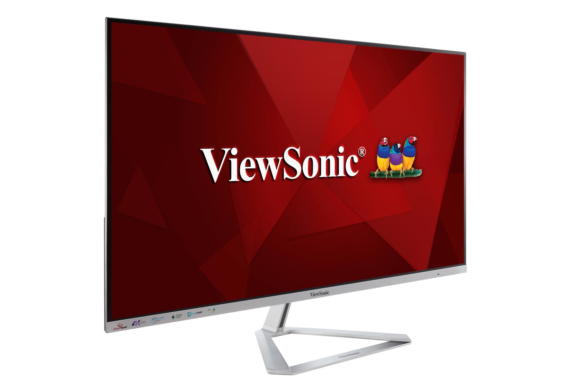 LCD Monitor VIEWSONIC VX3276-4K-mhd 31.5" Business/4K Panel MVA 16:9 8 ms Speakers Tilt Colour Silver VX3276-4K-MHD - Image 3