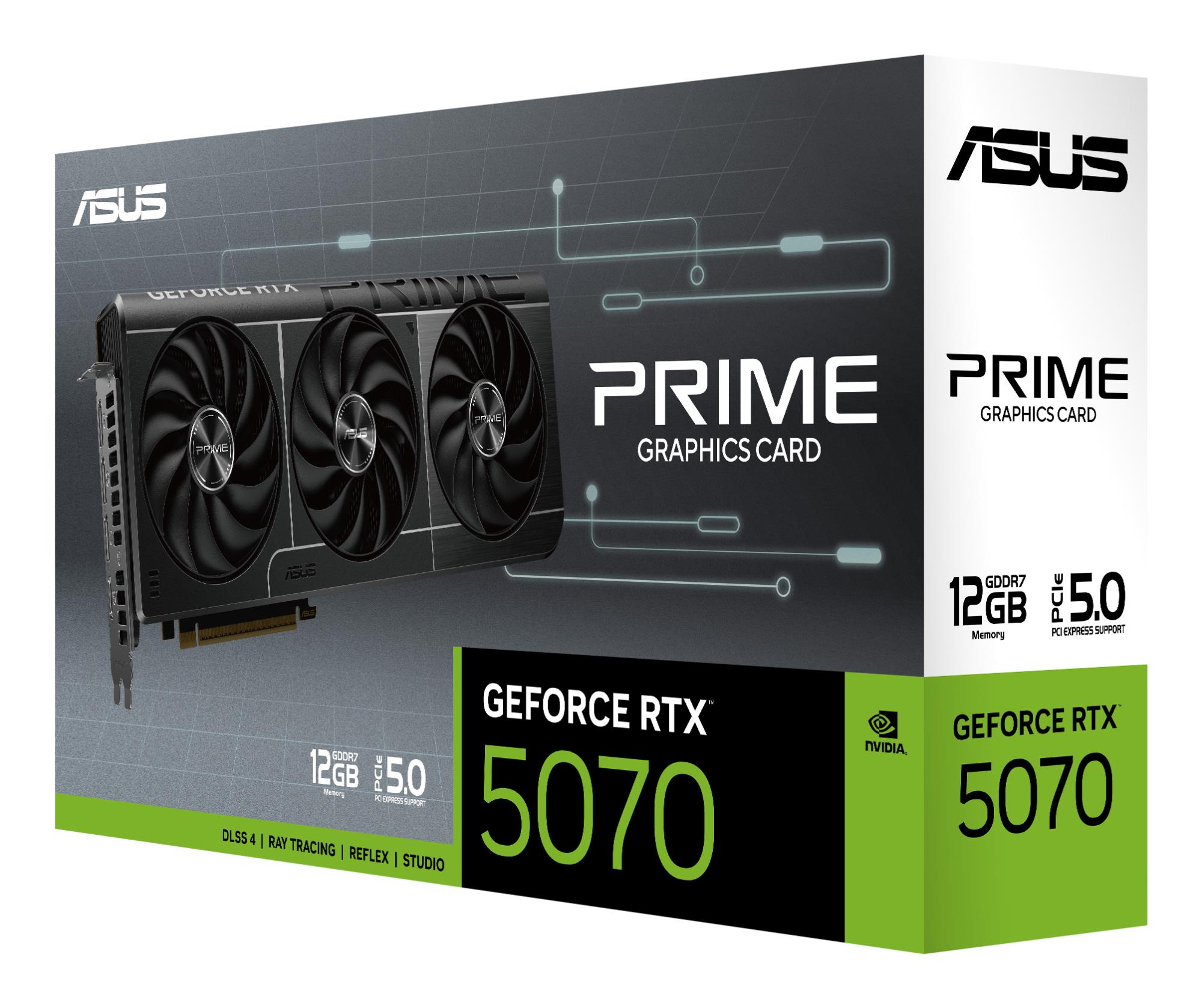 Graphics Card ASUS NVIDIA GeForce RTX 5070 12 GB GDDR7 192 bit PCIE 5.0 16x Triple slot Fansink 1xHDMI 3xDisplayPort PRIME-RTX5070-12G - Image 14