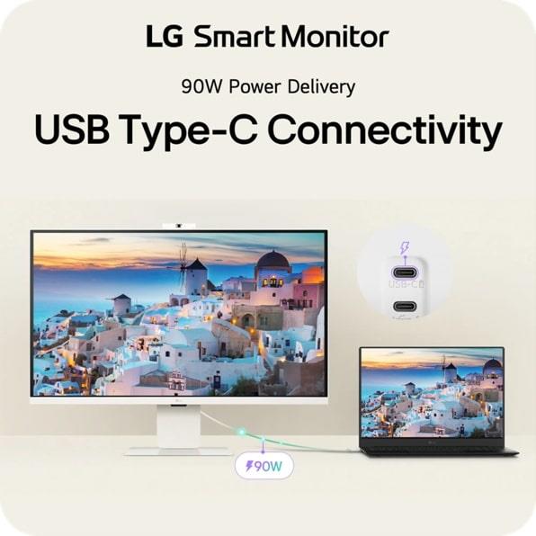 LCD Monitor LG 32U850SA-W 31.5" 4K Panel IPS 3840x2160 16:9 60Hz 5 ms Colour White 32U850SA-W - Image 18