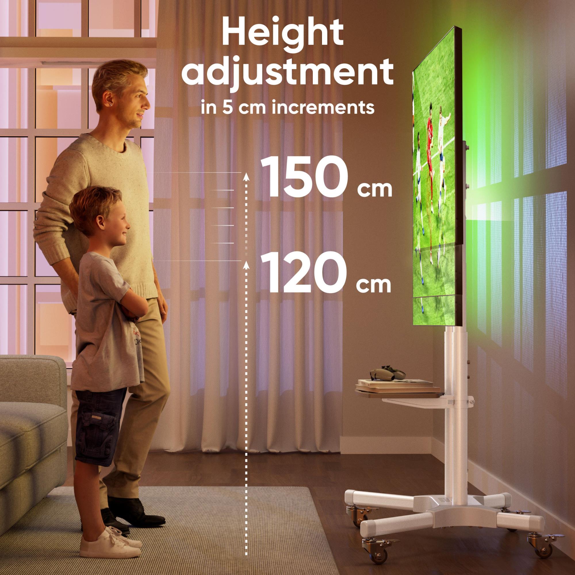 TV SET ACC MOBILE STAND/32-65"/WHITE TS1351-W ONKRON - Image 4