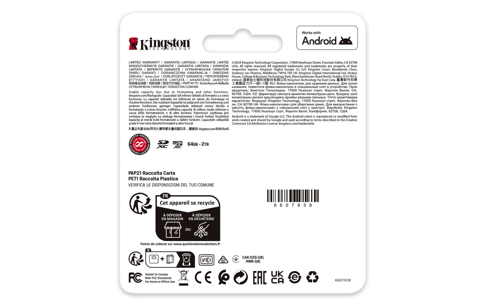 MEMORY MICRO SDXC 256GB UHS-I/1P SDCG4/256GBSP KINGSTON - Image 4