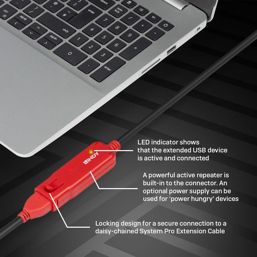 CABLE USB2 8M ACTIVE EXT. PRO/42780 LINDY - Image 7