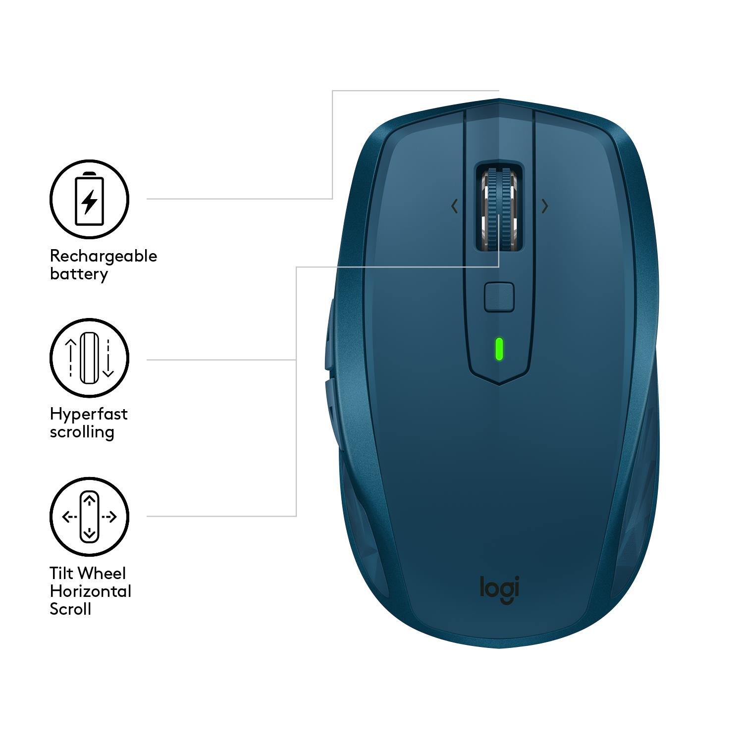 MOUSE USB LASER WRL MX/ANYWHERE2S 910-005154 LOGITECH - Image 8