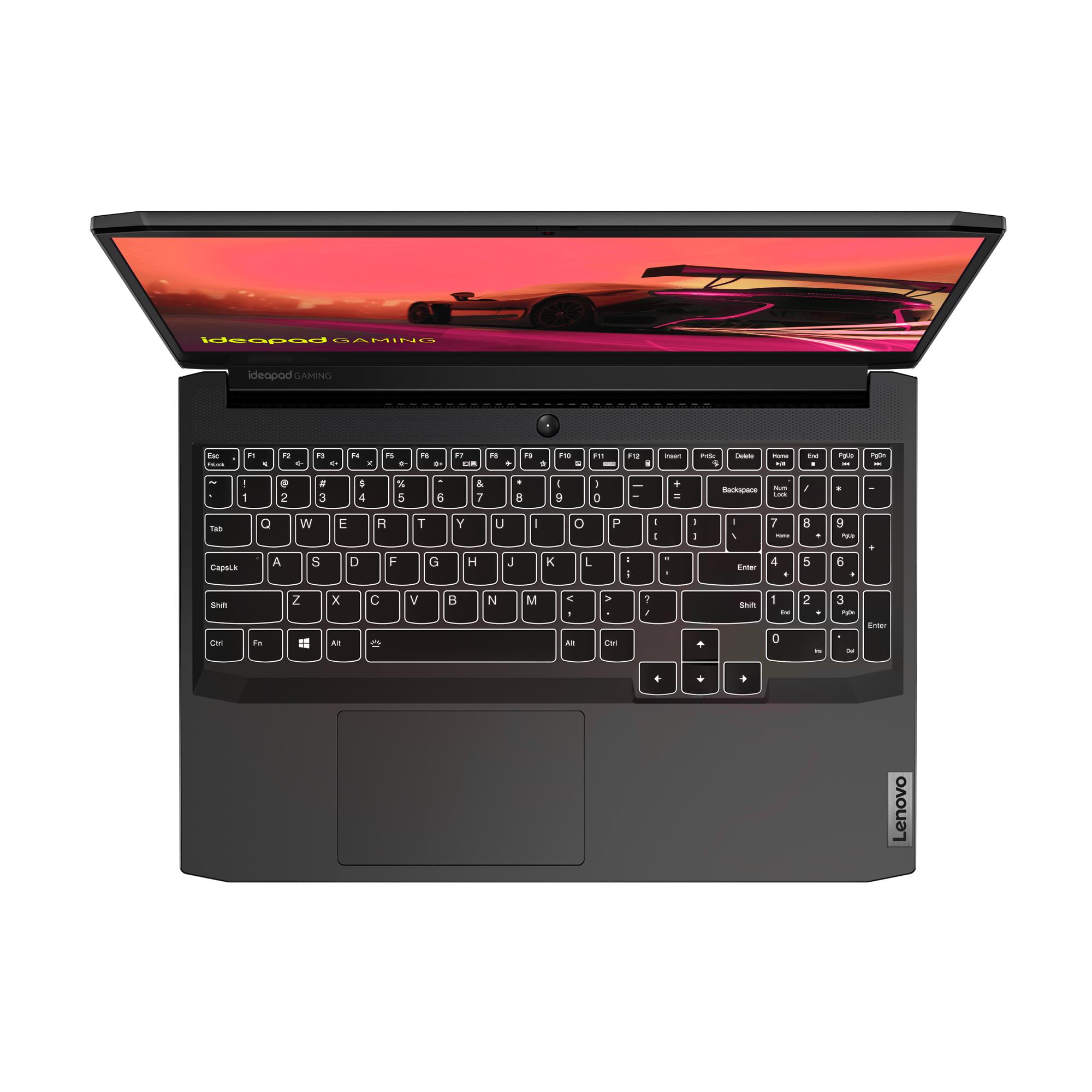 Notebook LENOVO IdeaPad Gaming 3 15ACH6 CPU Ryzen 5 5500H 3300 MHz 15.6" 1920x1080 RAM 8GB DDR4 3200 MHz SSD 512GB NVIDIA GeForce RTX 2050 4GB ENG Black 2.25 kg 82K2027BRM - Image 12