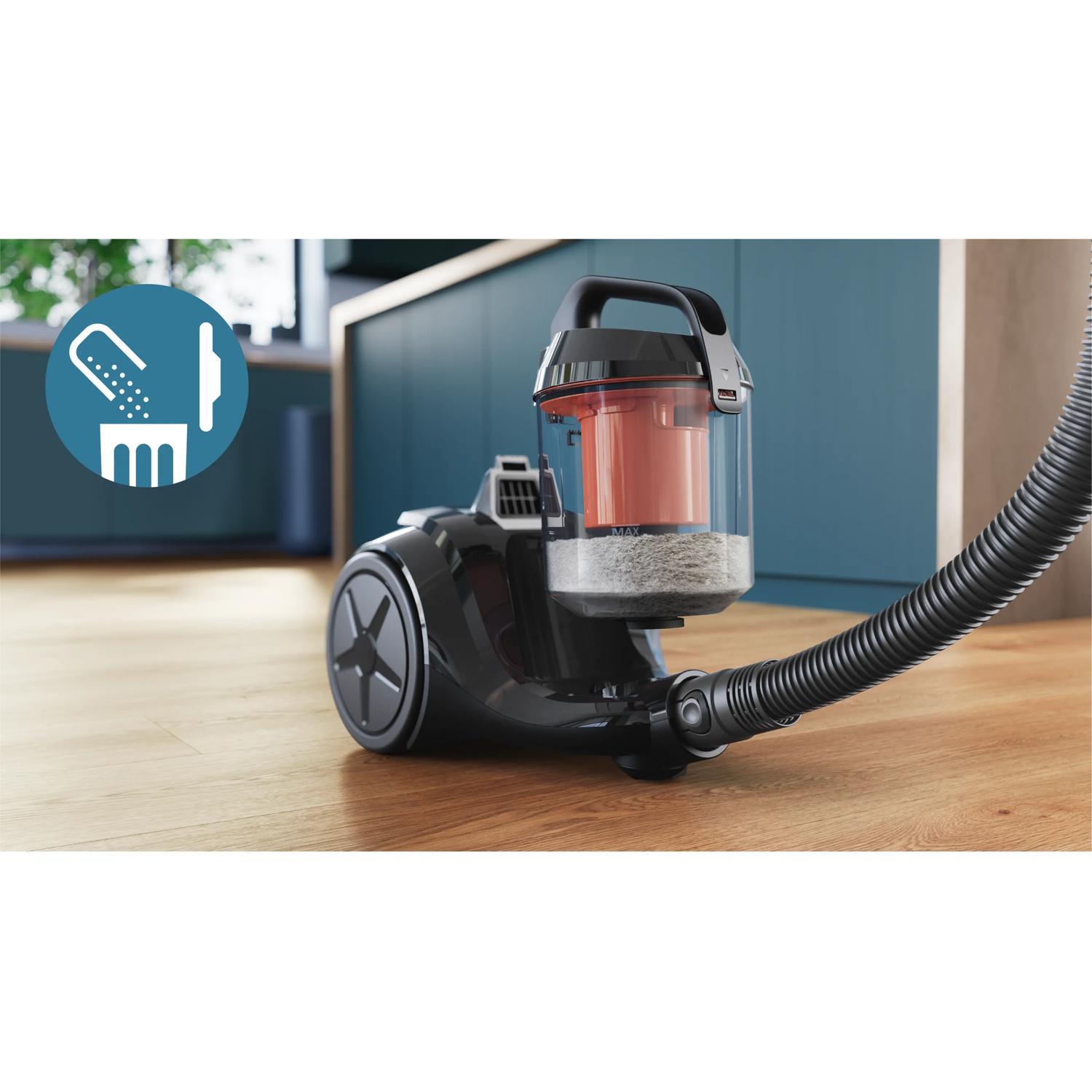 Vacuum Cleaner PHILIPS Input power 800 W Dust capacity 1.3 L Cylinder vacuum Cleaning type Dry Dust container Bagless Colour Black XB1142/10 - Image 14