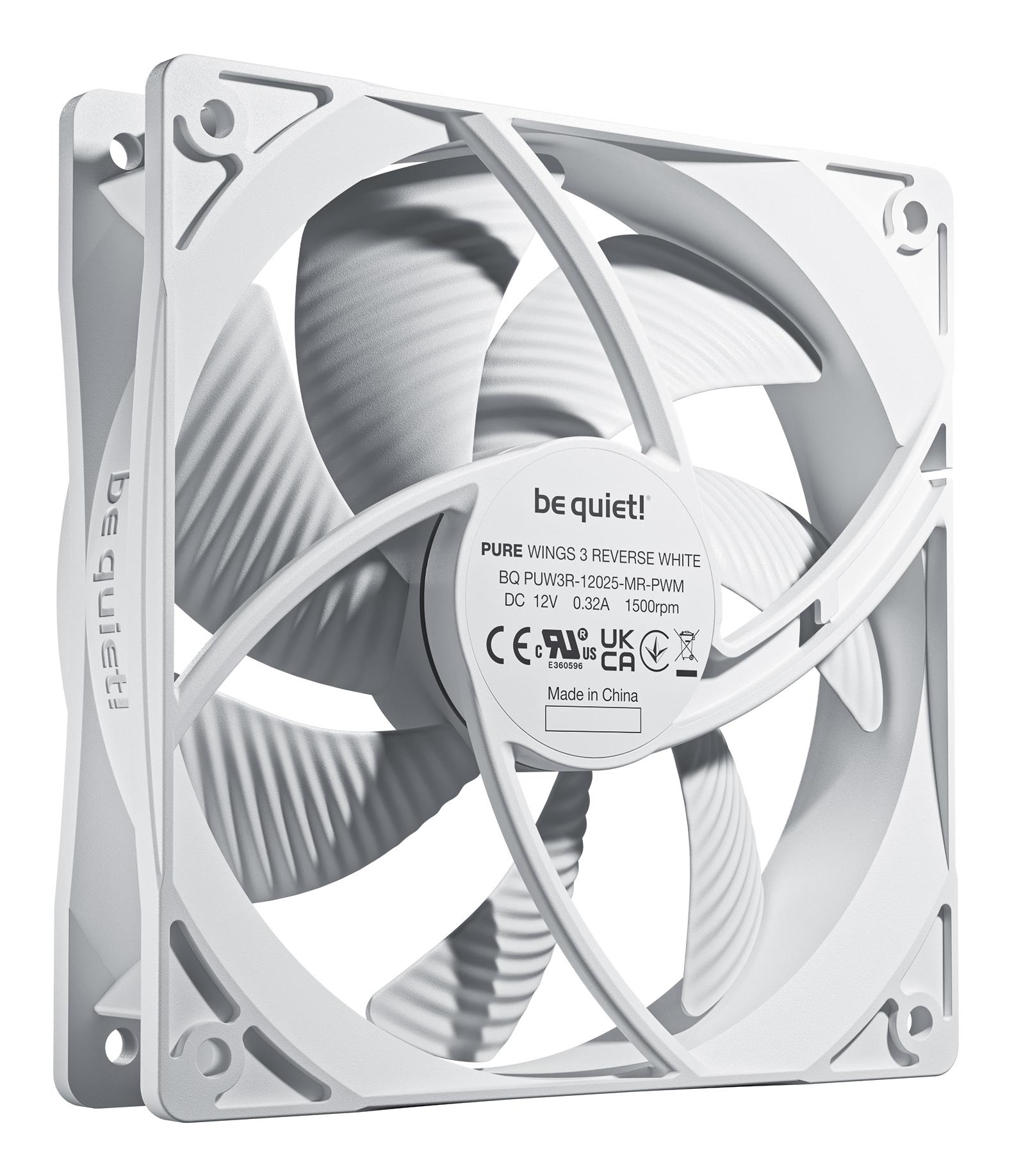 CASE FAN 120MM PURE WINGS 3/PWM WHT 3-PACK BL136 BE QUIET - Image 4